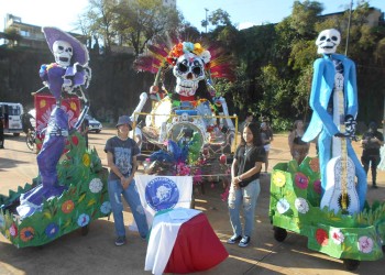 Los estudiantes plasmaron su talento en la Expo Carrozas