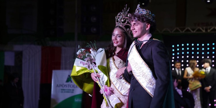 Camila Cabrera y Cristian Dos Santos Silva, los nuevos soberanos estudiantiles.