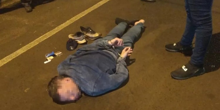 REDUCIDO. El rumano de 31 años al momento de ser detenido por efectivos policiales de Puerto Iguazú.
