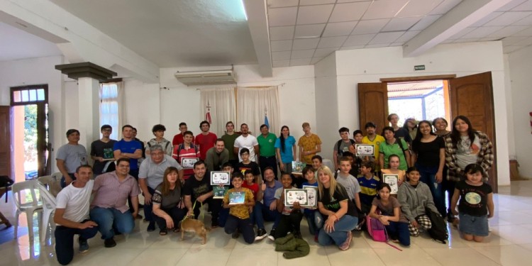 PARTICIPANTES. Los ajedrecistas que dieron el presente en el torneo.