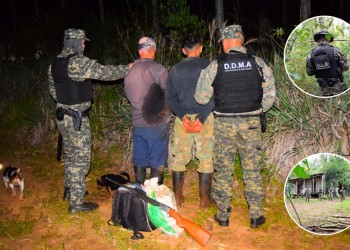 Destruyeron campamentos de cazadores furtivos y de pescadores en Misiones