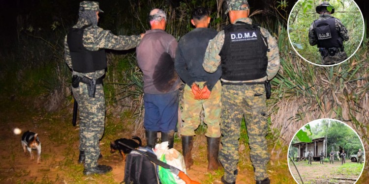 LISTOS PARA CAZAR, Dos hombre fueron detenidos en Posadas mientras se preparaban para la actividad ilegal.