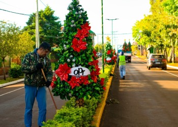 La decoración navideña comienza a lucirse en Capioví