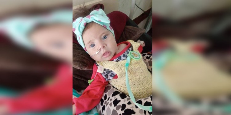 EMMA. La bebé ingresó en emergencia nacional el 26 de septiembre.