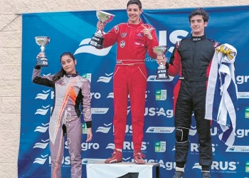 Mairú Herrera hizo podio en la Fórmula 3 Entrerriana