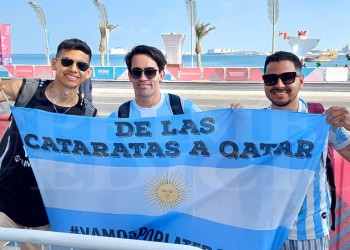El espíritu mundialista a flor de piel en Qatar, con presencia misionera