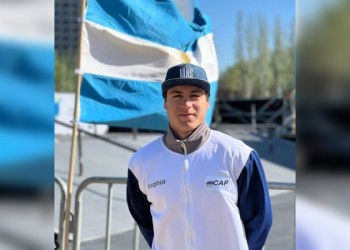 Nahuel Chamorro se prepara para el Skate Cross