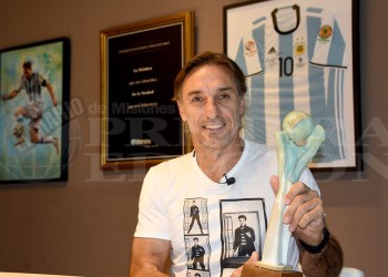Rolando Schiavi en Posadas: “Queremos que Argentina sea campeón por Messi”