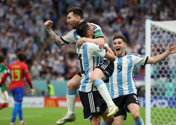 De la mano de Messi…