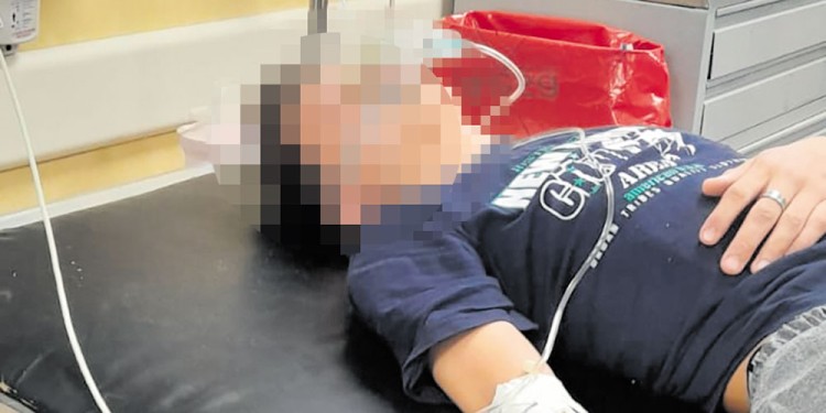 VIGILIA. El menor continuaba hasta anoche internado en el Madariaga.