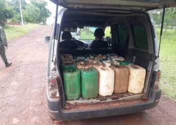 Secuestran 400 litros de combustible de contrabando en Montecarlo