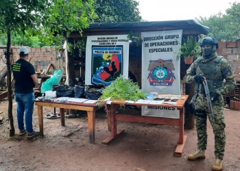 Cuatro detenidos en allanamiento a un “narcokiosco” de Candelaria