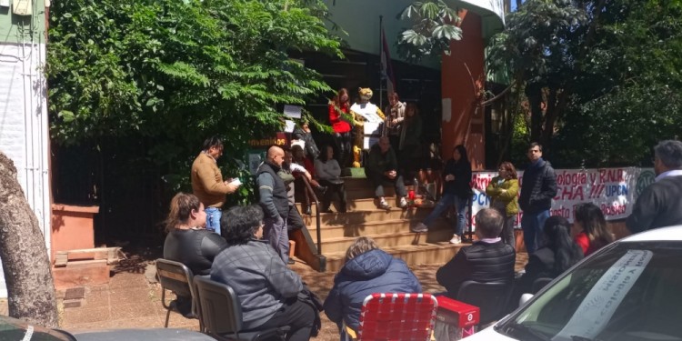 MINISTERIO. Los trabajadores se concentraron frente al organismo.