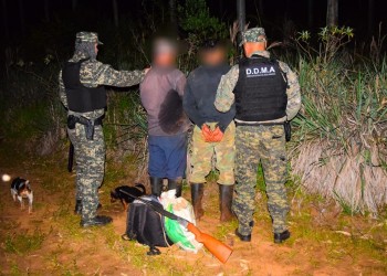 Detuvieron a cazadores furtivos en Posadas y desarticularon un campamento en Libertad