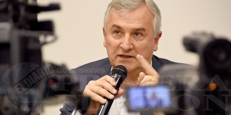 GERARDO MORALES. “Hay dos países, un gobierno nacional quebrado y las provincias todas con superávit”.