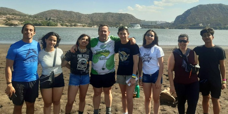 TODOS JUNTOS. La delegación misionera participó pero también disfrutó de los paseos turísticos de San Luis.