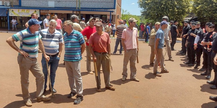 RESPUESTA. La organización de productores rurales denominada “Autoconvocados” rechazó los enfrentamientos.