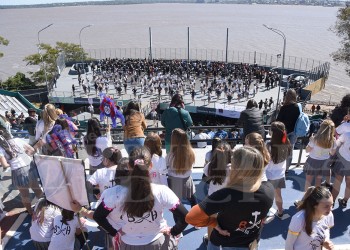 Finalmente el tiempo acompaña y los chicos terminan la prueba piloto en el Anfiteatro