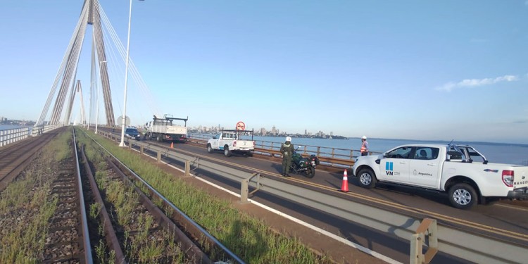 EVALUACIÓN. Etapa de medición realizada en octubre por la empresa VSL para la construcción de piezas para el viaducto.