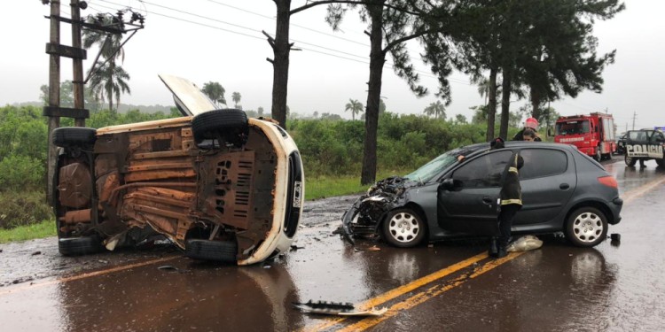 CHOQUE EN SANTO PIPÓ. La víctima fatal es una mujer de 52 años.