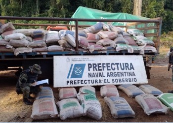 Secuestran casi siete toneladas de soja en la costa del río Uruguay