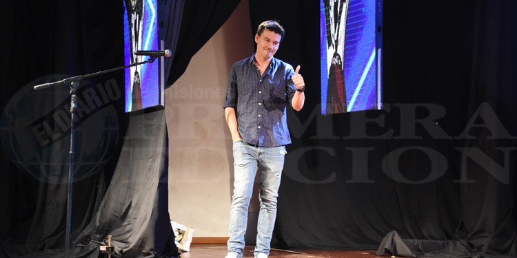 FIGURA. Coria fue uno de los deportistas de renombre que engalanó la última edición de la Fiesta del Deporte.