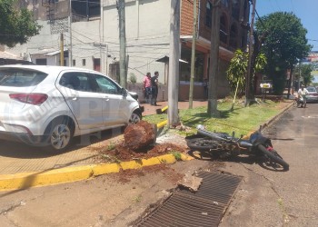 Un motociclista resultó herido en Posadas