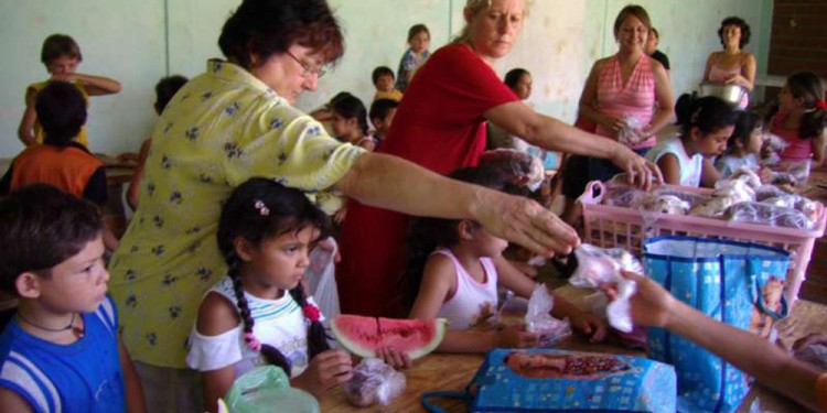CORAZÓN DE ORO. La fundación se ubica en el barrio Villalonga de Garupá.