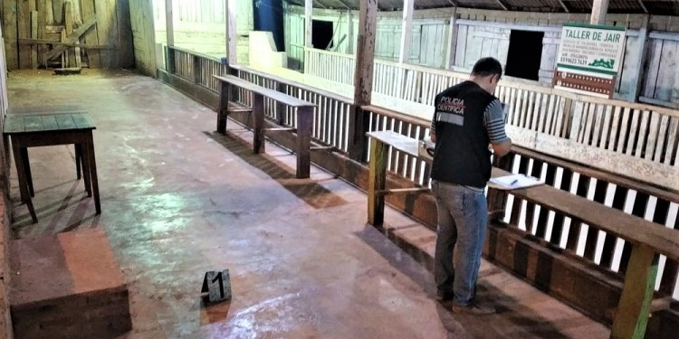 COLONIA ALICIA BAJA. El partido de bochas terminó de la peor manera y por muy poco en una tragedia.