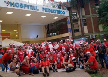 Exitosa “Papanoelada” de los motociclistas