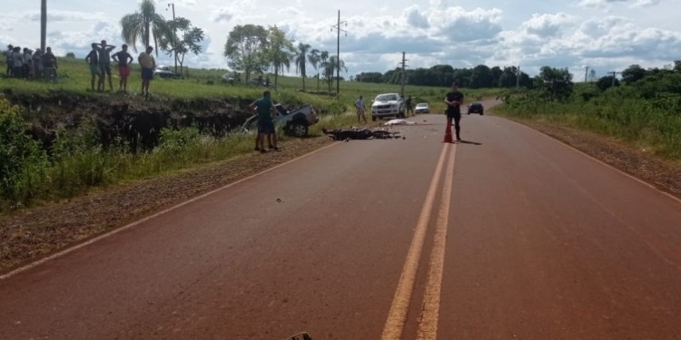 EL SOBERBIO. Rubén Viera murió tras el impacto de la camioneta Fiat en la ruta costera.