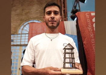 Adrián Yagusieczko fue elegido como el mejor futbolista en Junín