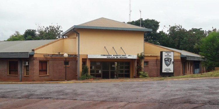 PUERTO PIRAY. La comisaría de esta localidad lleva adelante las actuaciones por cuestiones de jurisdicción.