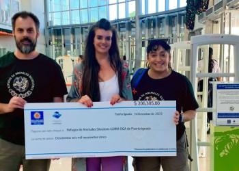 El Duty Free Shop Puerto Iguazú realizó una colecta para el refugio de animales Güirá Oga