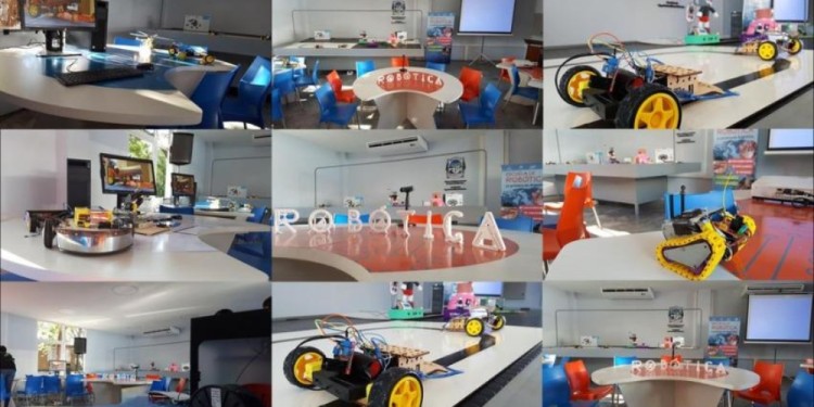 CONECTADOS. Los niños de Manantiales podrán aprender Robótica.