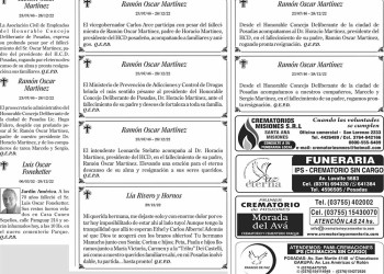 Fúnebres del Viernes 30 de Diciembre de 2022