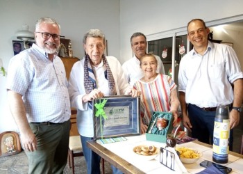 Luis Landriscina fue reconocido por el INYM por su aporte a la cultura matera