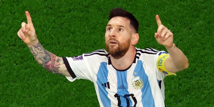 FELIZ: "Estoy feliz por esta victoria" señaló Messi/ Foto: NA- REUTERS