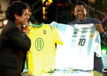 “Diego está sonriendo ahora”, escribió Pelé a Messi para felicitar por el Mundial