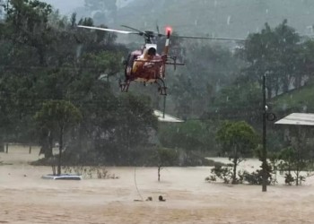 Varias ciudades de Santa Catarina declararon estado de emergencia por las fuertes lluvias