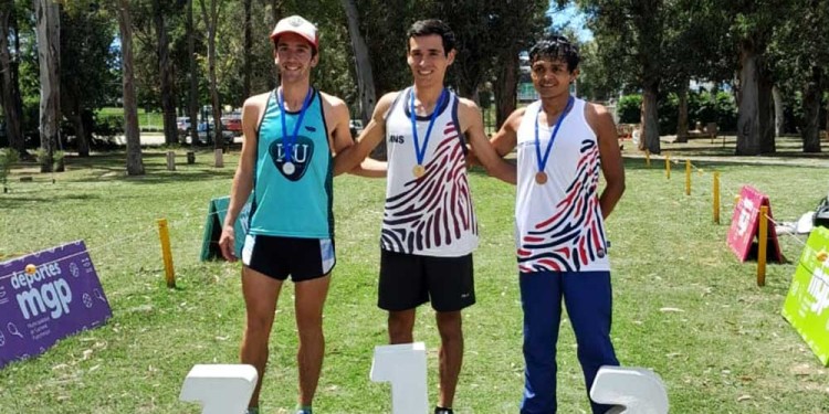 AL PODIO. Da Silva ganó el Selectivo, seguido por Redolatti y Aníbal Andrade.