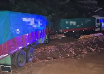 Camionero se durmió al volante y terminó demorado