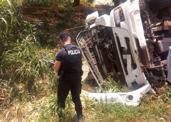 Despiste de un camión sojero dejó un herido