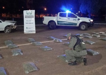 Gendarmería incautó más de 80 kilos de marihuana en San Ignacio
