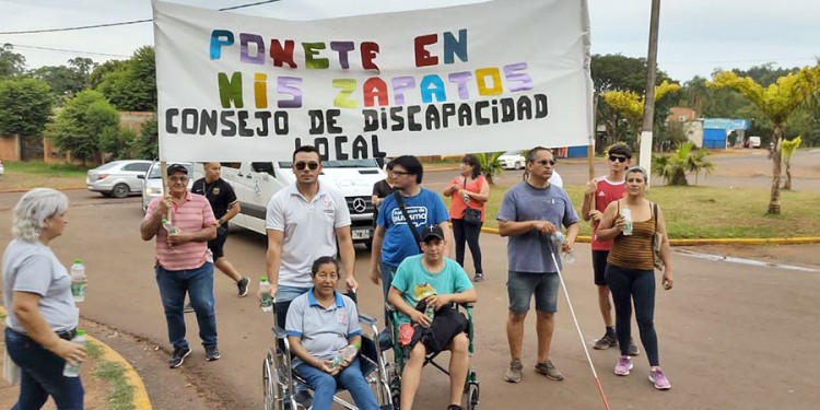 CONCIENCIA. Buscaron visibilizar y convocar a la población para generar redes de abordaje en discapacidad.