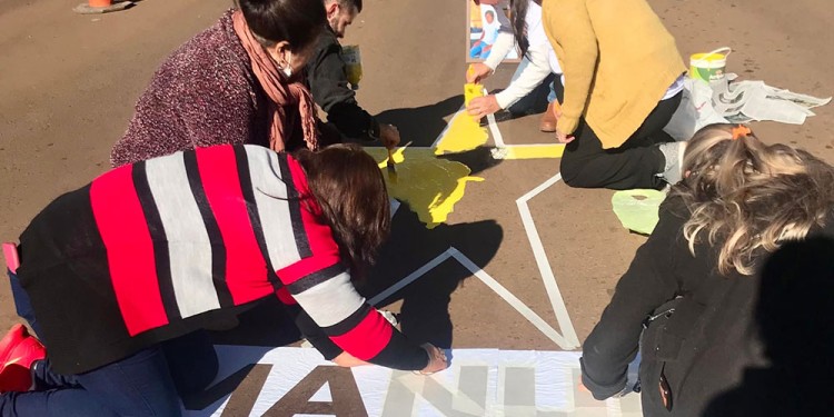 RECORDAR. En homenaje a las personas que fallecieron en accidentes de tránsito.