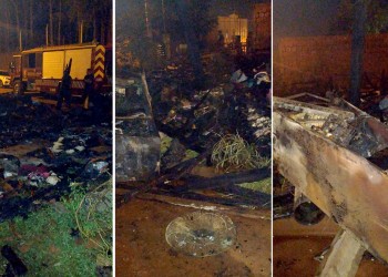 Incendio consumió una vivienda, una mujer y sus hijos se salvaron de milagro