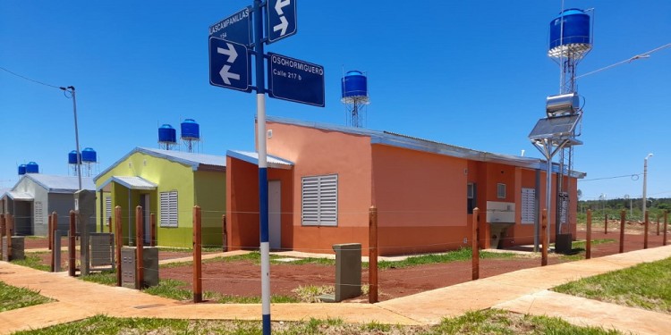 LISTAS PARA LA ENTREGA. Las viviendas construidas por el Iprodha tendrán nuevos propietarios desde este miércoles.