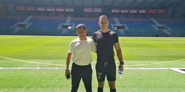 ORGULLO. Mariano cuenta con el apoyo de sus padres en este camino.