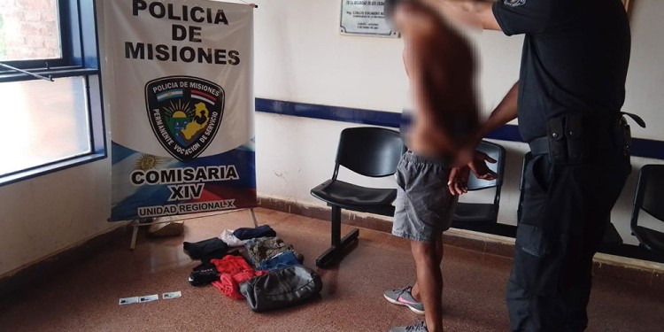 Joven de 21 años detenido en Garupá